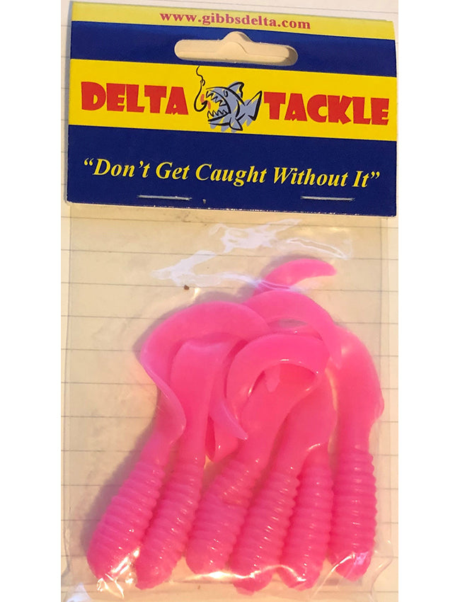 Gibbs Curly Tail 4 - Bubble Gum 6 Pack 11412