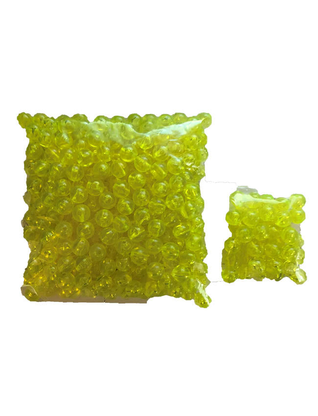 Gibbs Beads - Clear Chartreuse BEAD-8-CH-S - 8mm - Small Bag