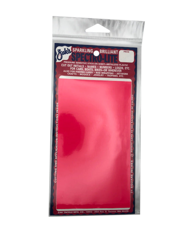 Zak's Spectro-lite Tape 3.5" x 6" - Flourescent Pink 918 (Vinyl) Z-ST313