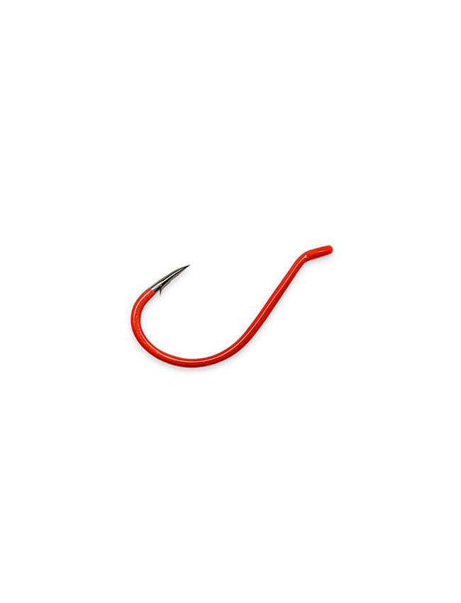 Gamakatsu Octopus Hooks - Fluorescent Red 02613-FR - 3/0 - 5pk