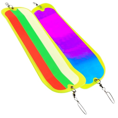 Gibbs Highliner #1 - "A" Guide Series - Homeland Security Chartreuse Flasher 0777A-1HSC