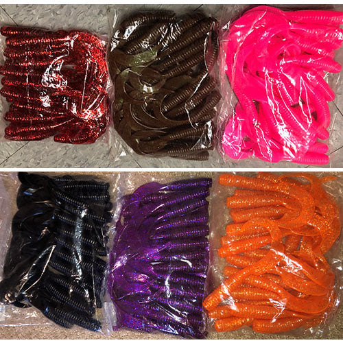 Gibbs Curly Tails 8" - 25 Pack MISC14 - Brown