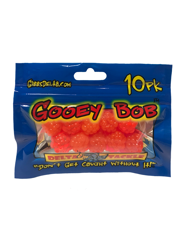 Gibbs Delta Gooey Bob 24622 - Flourescent Orange 10pk
