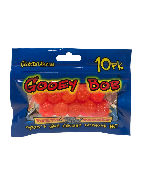 Gibbs Delta Gooey Bob 24622 - Flourescent Orange 10pk