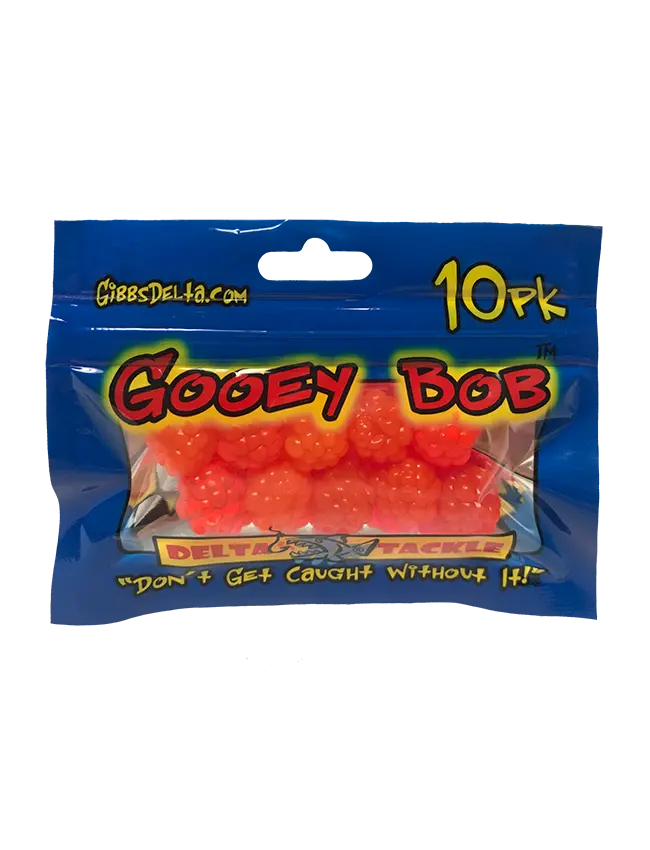 Gibbs Delta Gooey Bob 24622 - Flourescent Orange 10pk