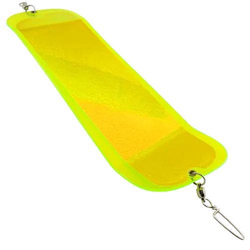 Gibbs Highliner #1 - "A" Guide Series Chartreuse Jelly Flasher 0777A-1CHARTJ