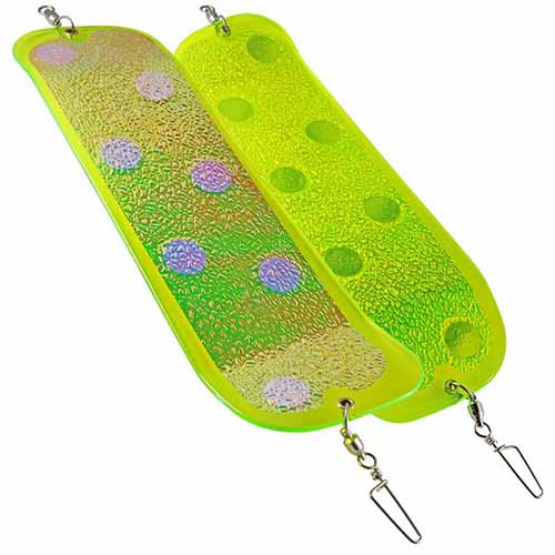 Gibbs Highliner #1 Guide Series - Hot Dot Chartreuse Flasher 0777A-1HDC