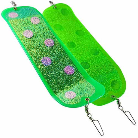 Gibbs Highliner #1 Guide Series - Hot Dot Green Flasher 0777A-1HDG
