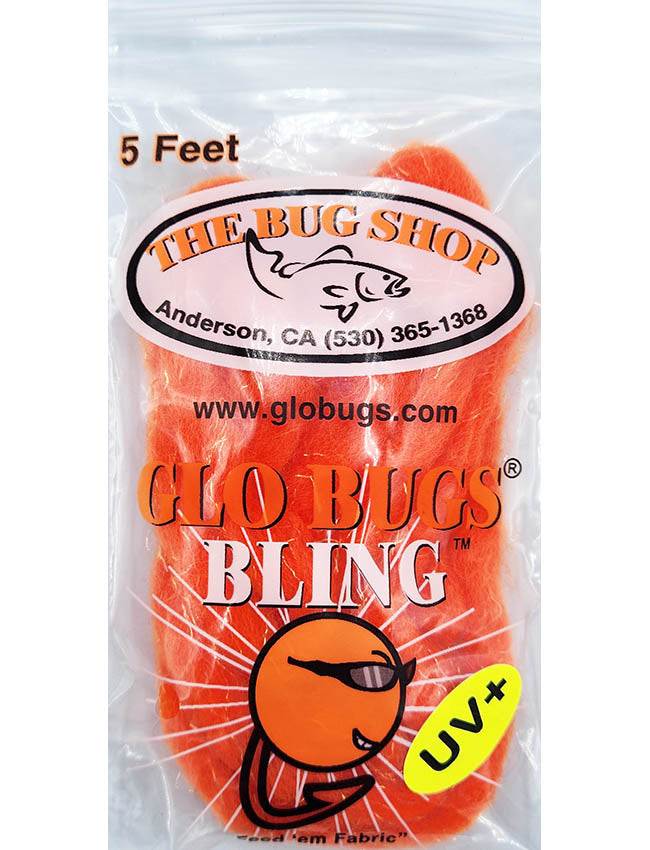 Glo Bugs Bling Yarn - Alaska Roe 5'