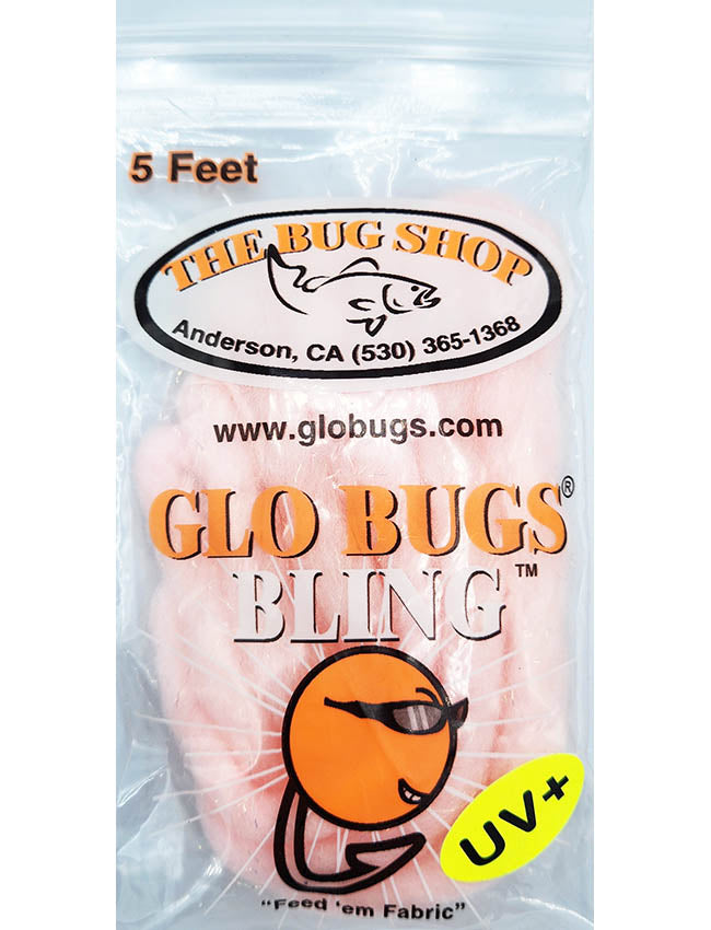Glo Bugs Bling Yarn - Champagne 5'