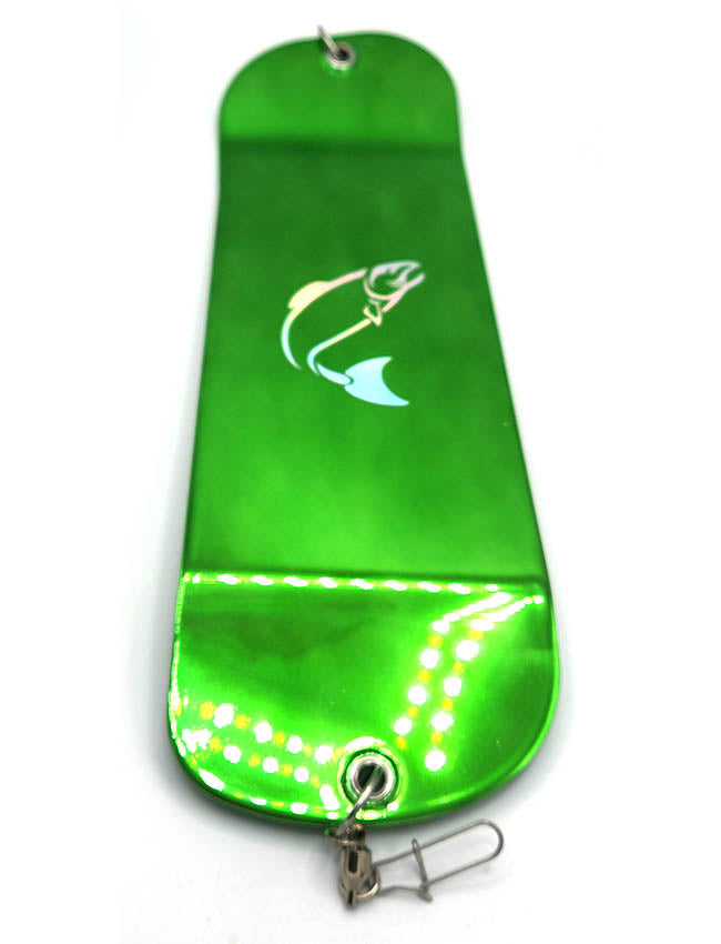 Westcoast Fishing Tackle Electro Mirror Flasher - Green Hornet UVEMF-GH