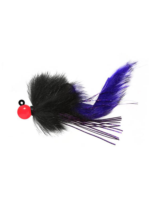 Hawken Aerojig - 1/2 oz Cerise with Black & Purple Body #8 ATJ12008