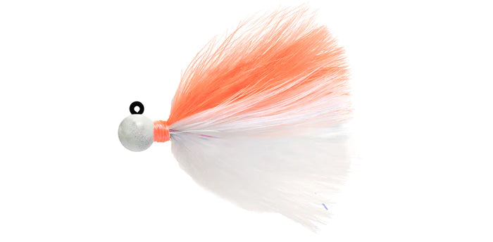 Hawken SY'S UV Marabou Jig 1/8oz - Peach White SMJ18021