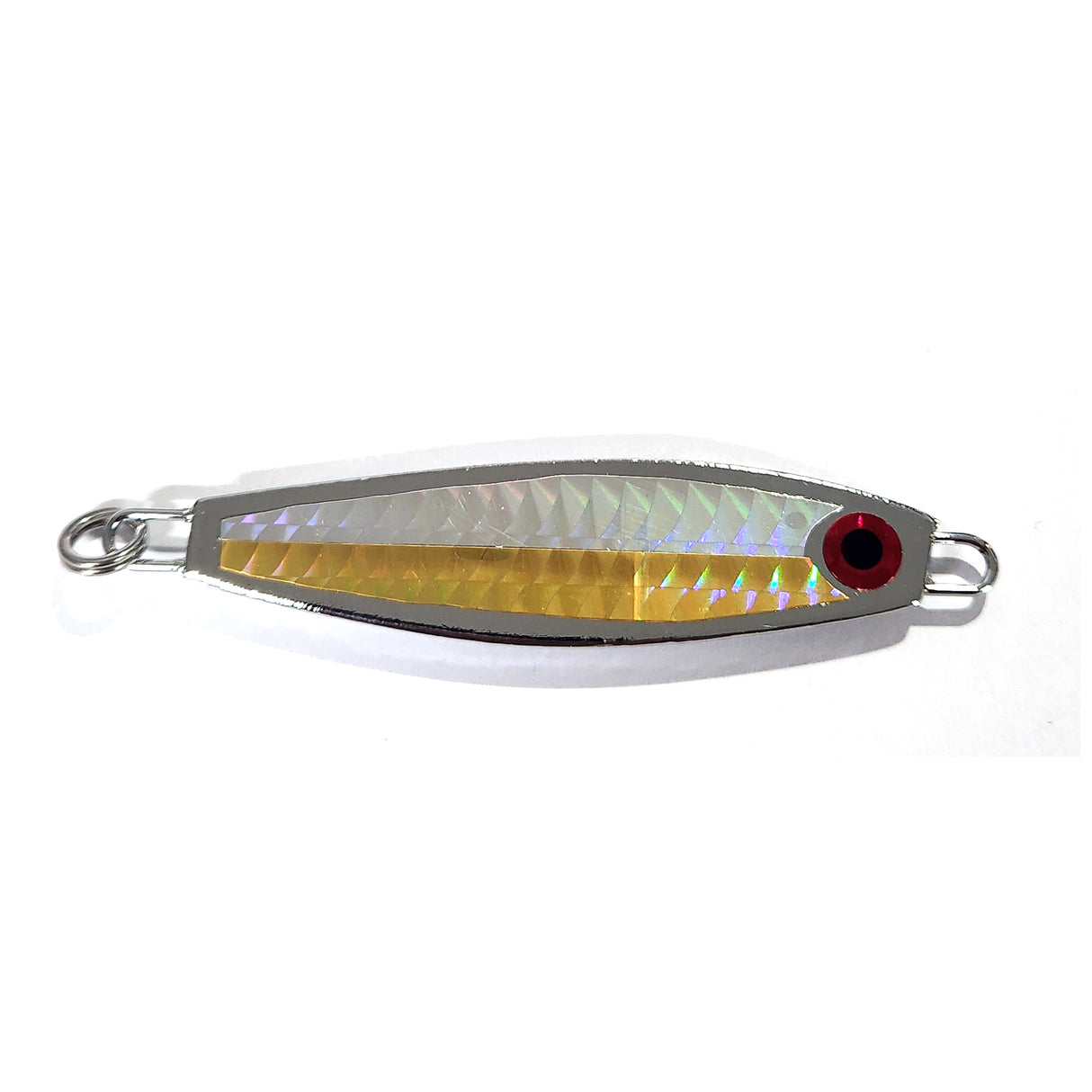 Delta Half Jig - HC Custom Silver/Gold Reflex on Chrome 1.5oz