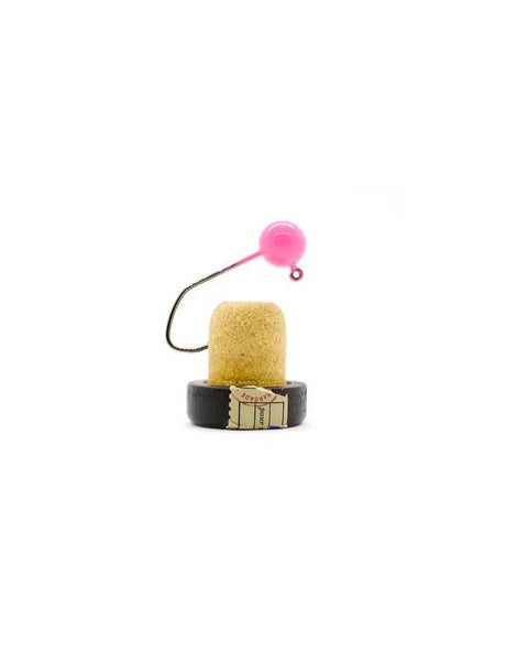 Jig Geek Jig Head - Hot Pink 18JH-HOTP - 1/8oz with 1/0 Hook 5pk