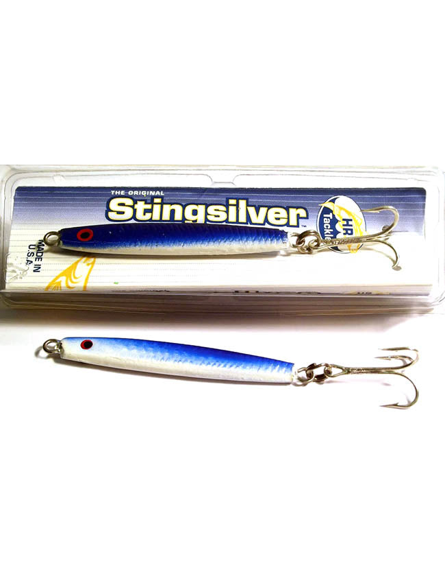 HR Tackle Stingsilver Jig - 1-1/4oz Blue White