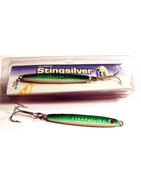 HR Tackle Stingsilver Jig - 1-1/4oz Green White
