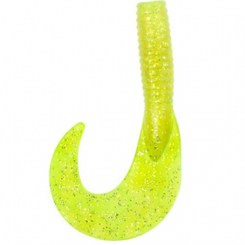 Gibbs Delta Hali Hawg Grubs 8" 19810 - 8" Chartreuse 2pk