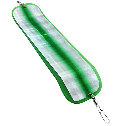 Gibbs Highliner #3 8" Flasher - UV Green Stripe 0777-3GRSUV