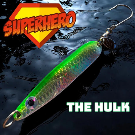 Westcoast Fishing Tackle Phat-E Super Hero Spoon - Hulk PHAT-HALO-HLK