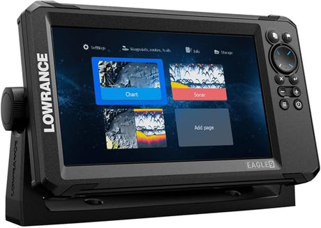 Eagle 9 with TripleShot HD Transducer and C-MAP DISCOVER OnBoard 000-16229-001