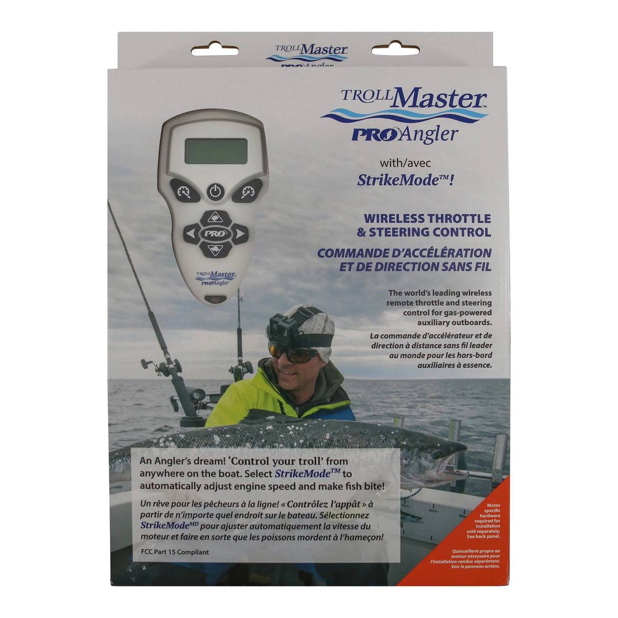 TrollMaster Angler Wireless Remote Throttle & Steering Control TrollMaster
