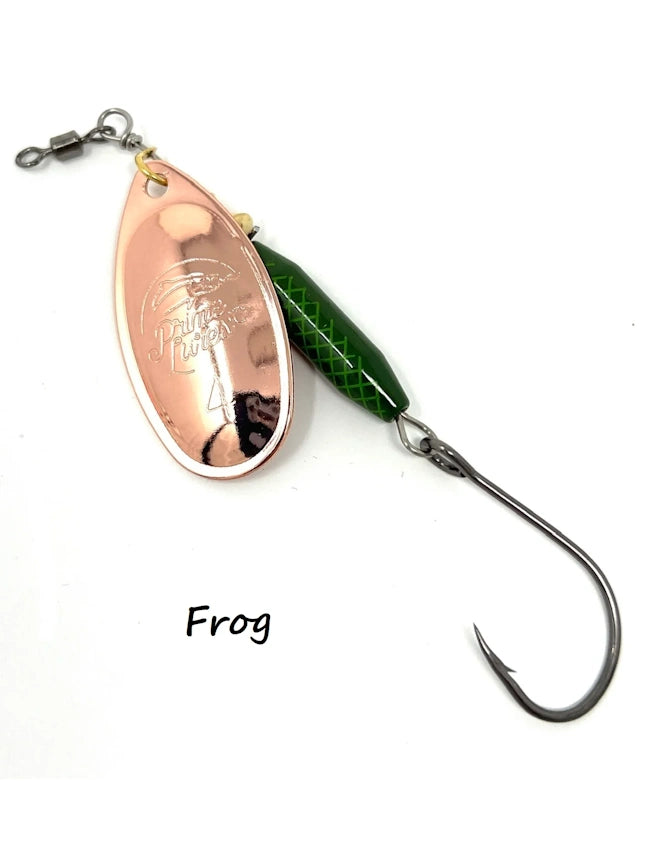 Prime Lures Weighted Spinner #5 - Frog