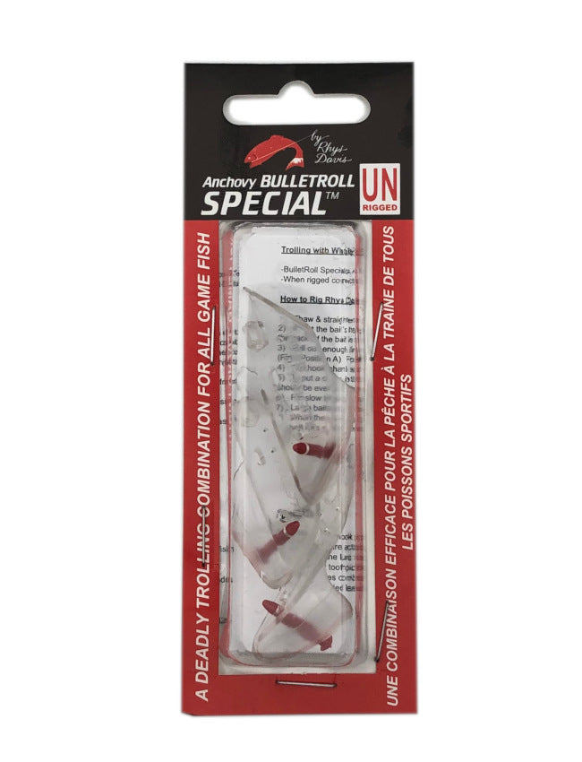 Rhys Davis Bulletroll Teaser Unrigged 3pk - Clear