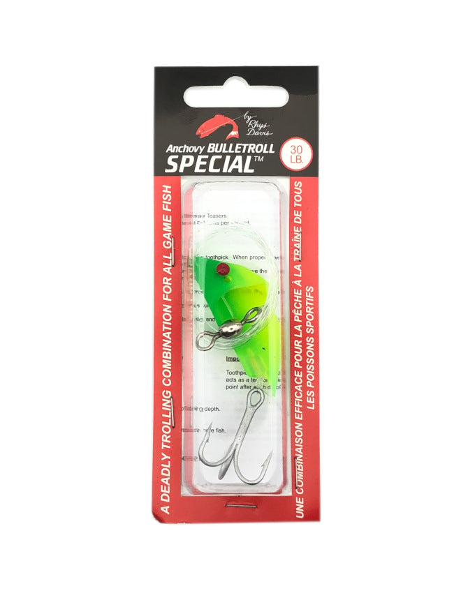 Rhys Davis Bulletroll Teaser Rigged - UV Green Chartreuse