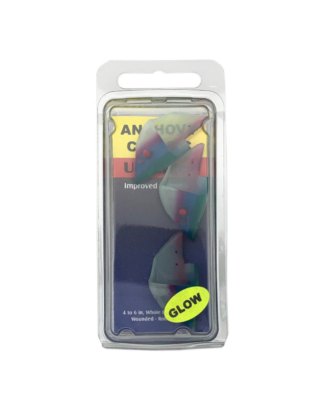 Oki Anchovy Classic Teaser Head Unrigged 3pk - Glow Coho