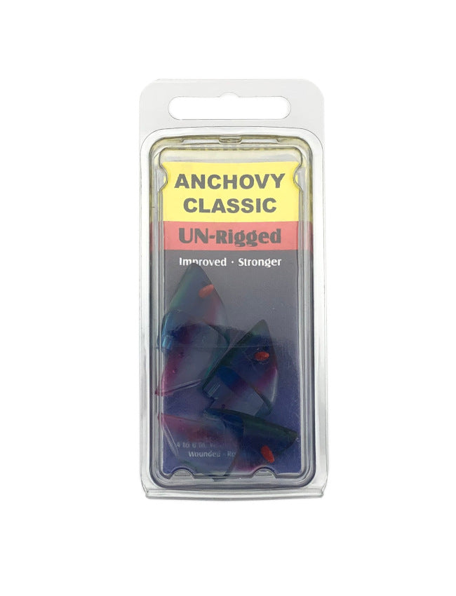 Oki Anchovy Classic Teaser Head Unrigged 3pk - Clear Coho