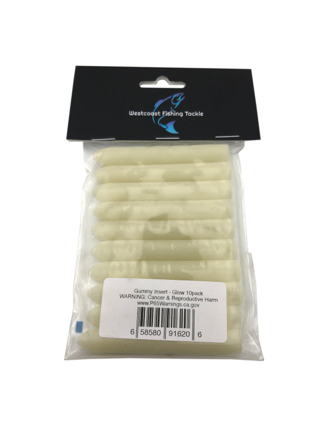 Westcoast Fishing Tackle Gummie Puck Inserts for Turd Hoochies GUM-10PK