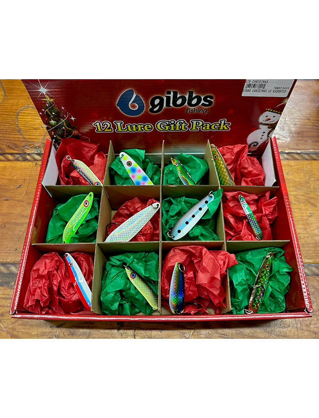 Gibbs Fishing 12 Lure Gift Pack CHRISTMAS