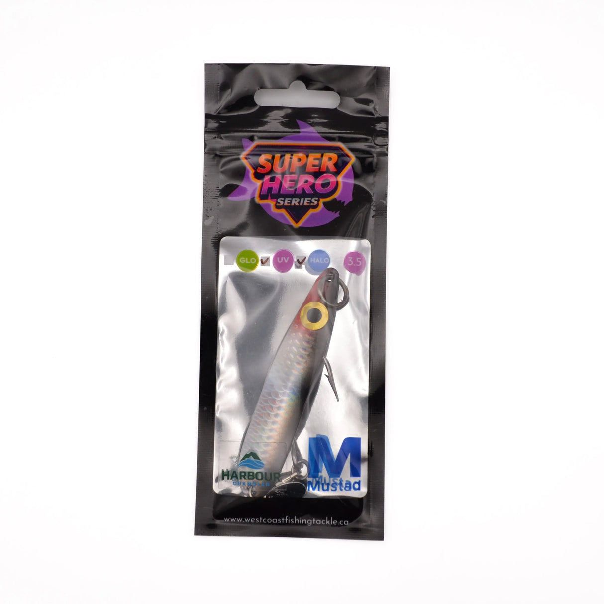 Westcoast Fishing Tackle Phat-E Super Hero Spoon 3.5" - Punisher/UV Westcoast Fishing Tackle