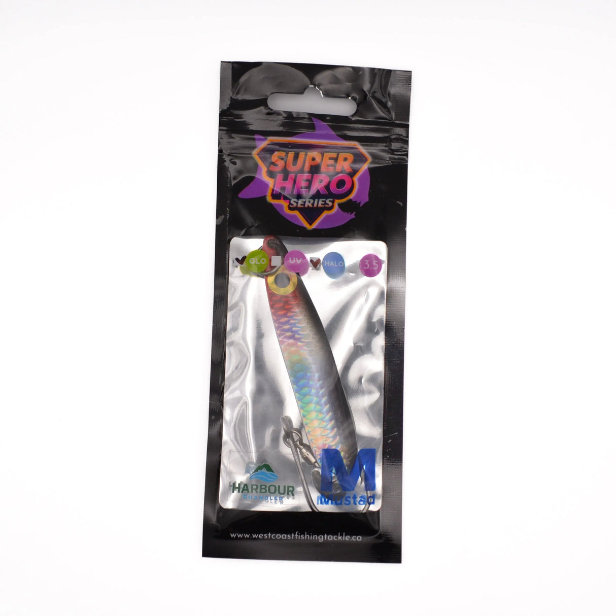 Westcoast Fishing Tackle Phat-E Super Hero Spoon 3.5" - Punisher/Glow Westcoast Fishing Tackle