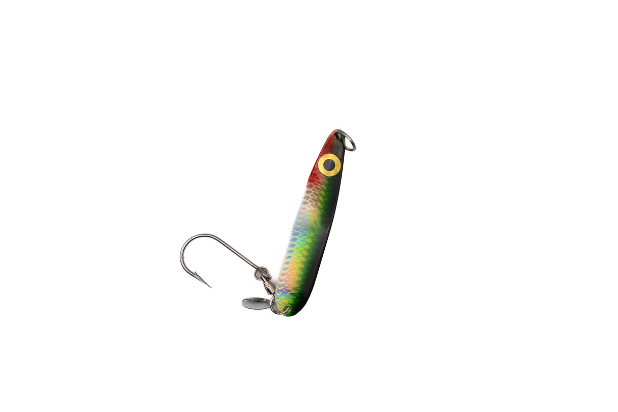 Westcoast Fishing Tackle Phat-E Super Hero Spoon 3.5" - Godzilla/Glow Westcoast Fishing Tackle