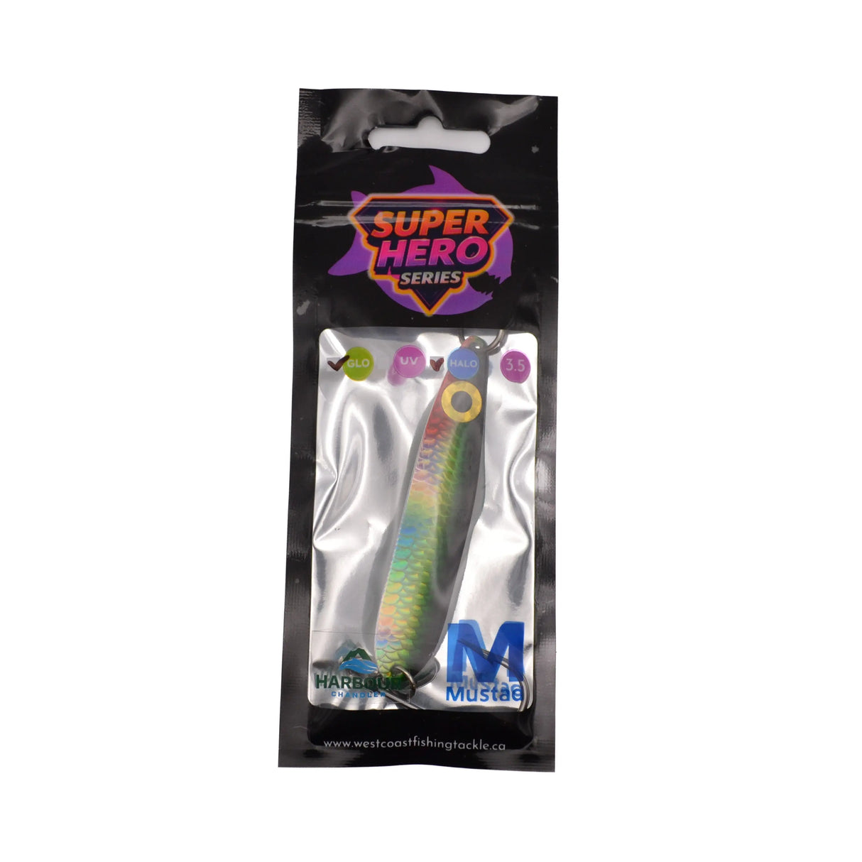 Westcoast Fishing Tackle Phat-E Super Hero Spoon 3.5" - Godzilla/Glow Westcoast Fishing Tackle
