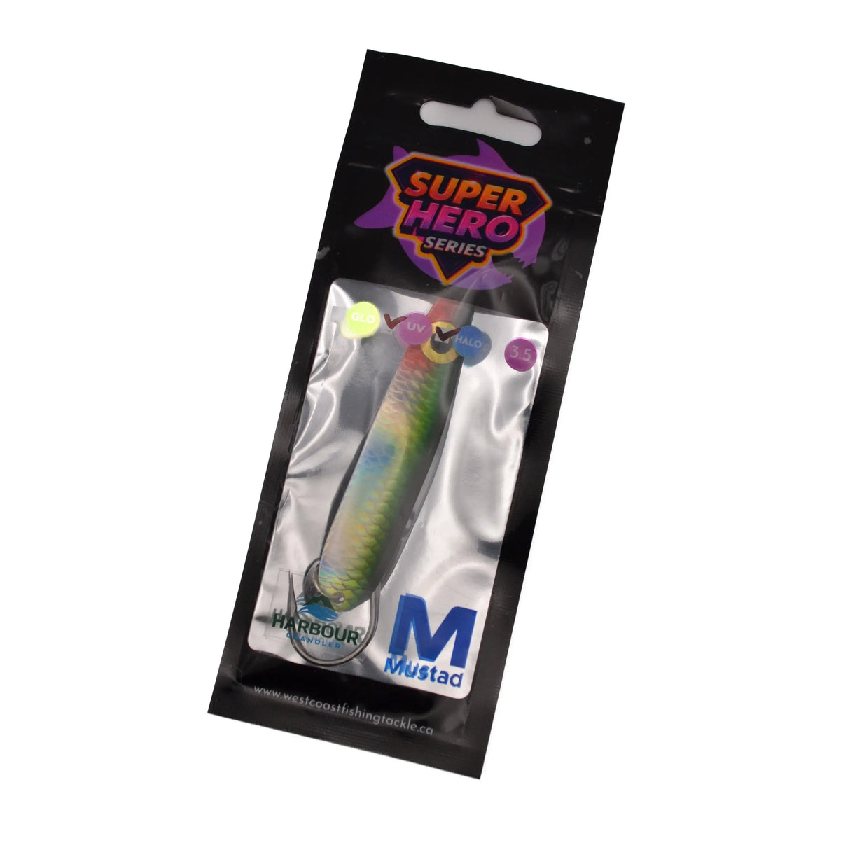 Westcoast Fishing Tackle Phat-E Super Hero Spoon 3.5" - Godzilla/UV Westcoast Fishing Tackle