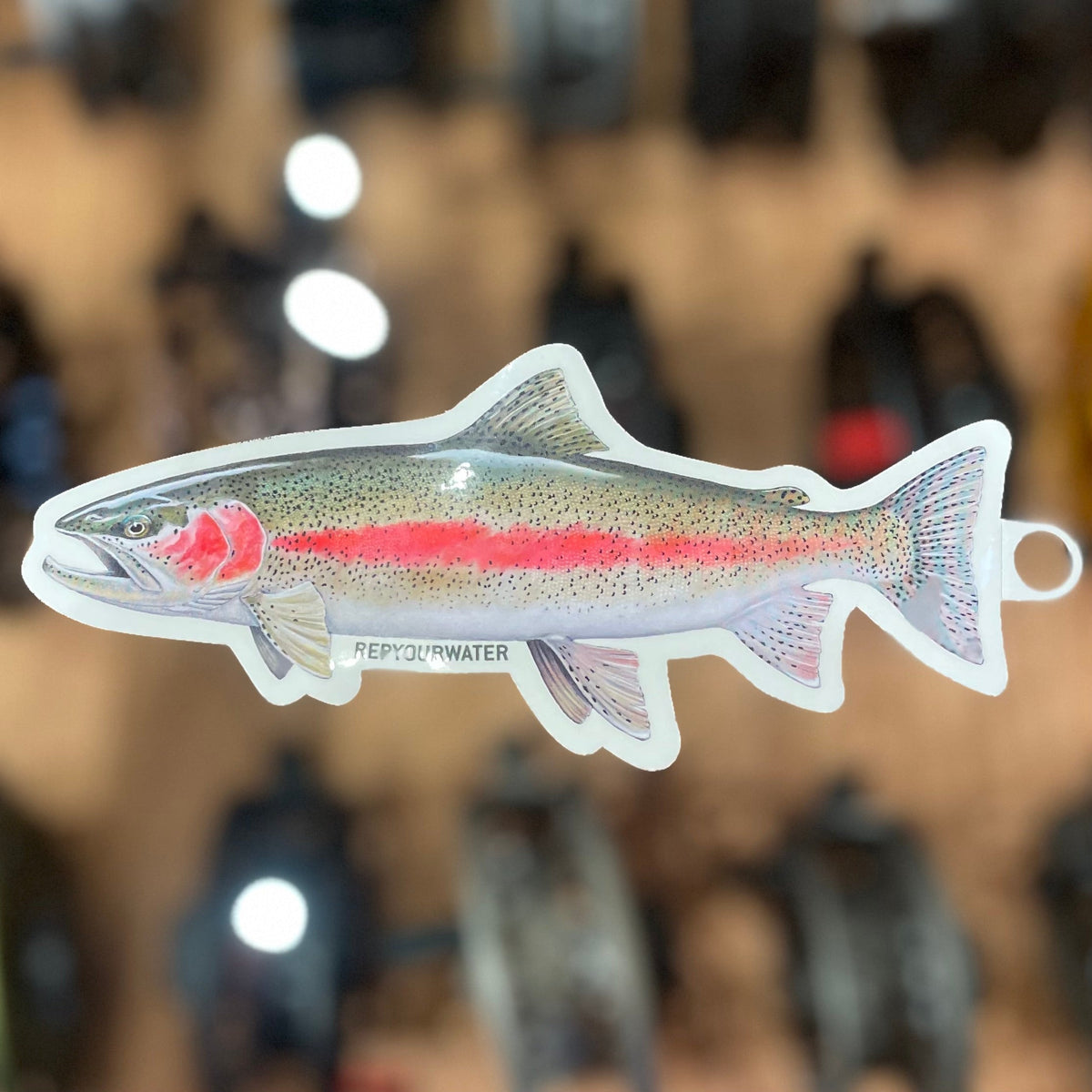 RepYourWater Cold Water Rainbow Sticker 6 Inch - Rainbow