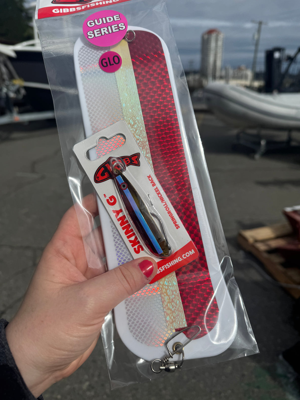 Spring Roll Salmon Trolling Combo (Flasher + Spoon)