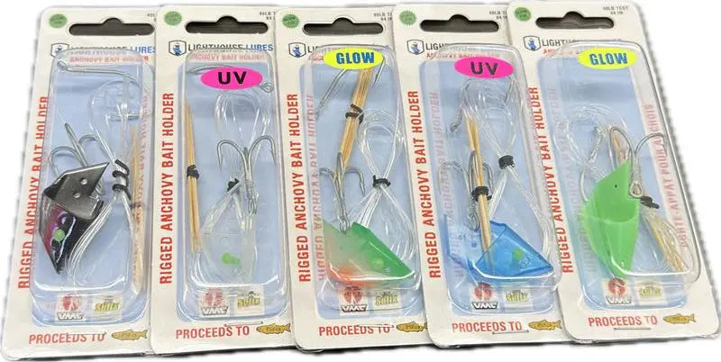 LIGHTHOUSE ASSORTED RIGGED TEASER 5PK Lighthouse Lures