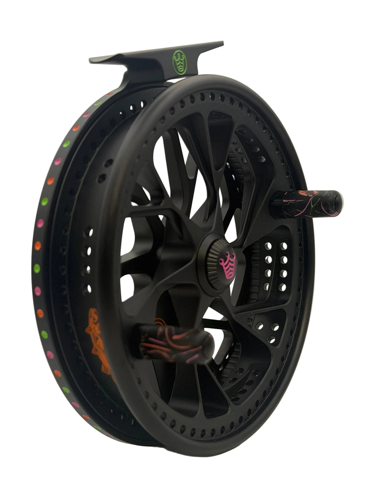 Kingpin Zodiac 500 Special Edition Centrepin Reel - Black Rainbow