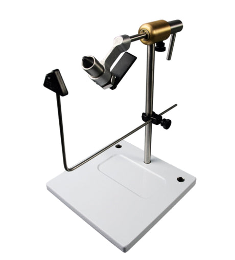 Peak Rotary Vise With Pedestal Base - White