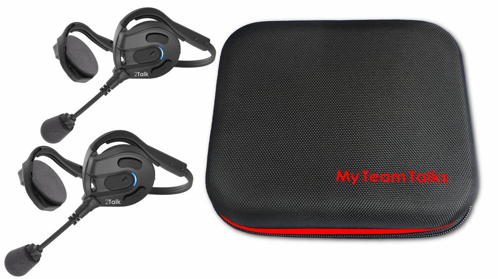 2Talk Bluetooth Communication Headsets for Boaters (Pair) - Marriage Savers