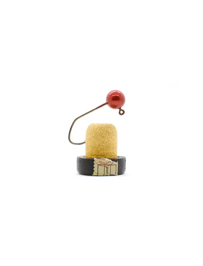 Jig Geek Jig Head - Flame Red 12JH-FR - 1/2oz with 3/0 Hook 4pk