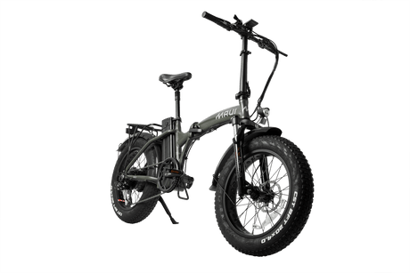 Maui Jack MBFB01 Electric Folding Bike MBFB01GRN - Black