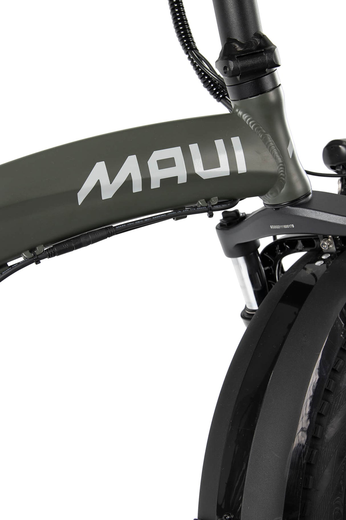 Maui Jack MBFB01 Electric Folding Bike MBFB01GRN