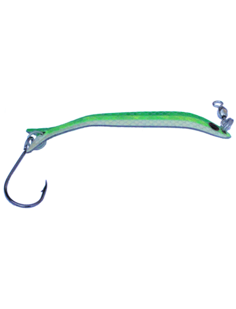 Krippled KC Needle Fish Spoon - Chartreuse/Green Glow