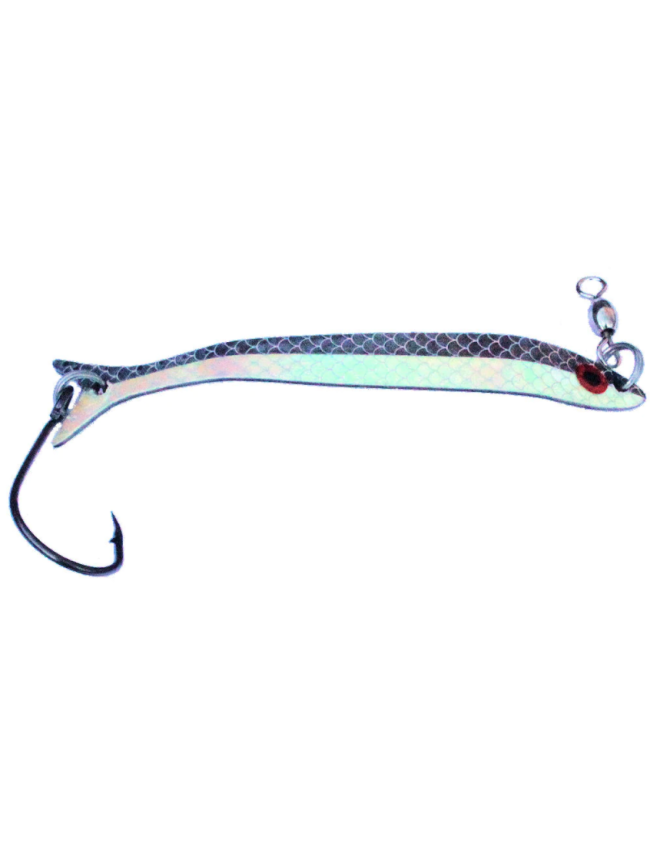 Krippled KC Needle Fish Spoon - Cop Car Glow