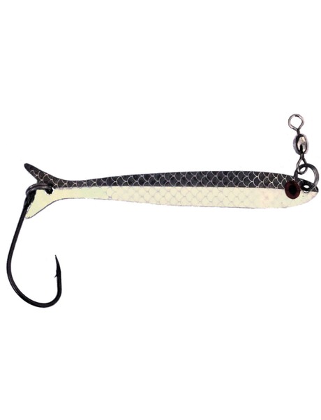 Krippled KC Needle Fish Spoon - Cop Car Glow